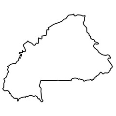 black outline map isolated on a transparent background  © lacrimoza