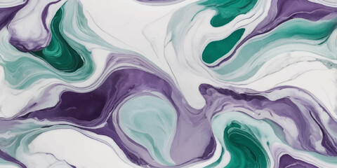 Abstract Colorful Watercolor Bubble Background with Flowing Liquid Waves, Artistic Paint Texture, Vibrant Water Patterns and Creative Abstract Design Wallpaper Illustration © ali