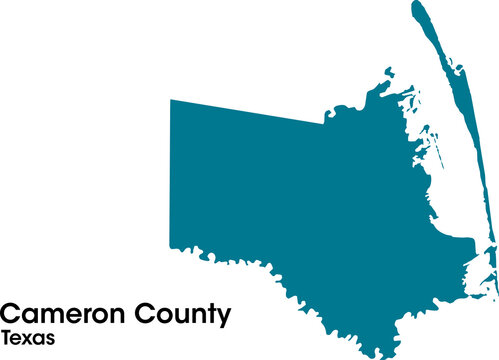 Cameron County Texas Filled Vector Map
Green filled vector map of Cameron County, Texas, USA, isolated on a light background. Detailed administrative map ideal for cartography, geography, education