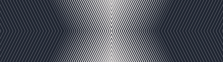 Fototapeta premium Dynamic geometric stripe pattern with an inward movement effect vector