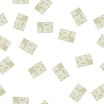 fluorography snapshot glyph vector seamless pattern. fluorography snapshot signthin illustration