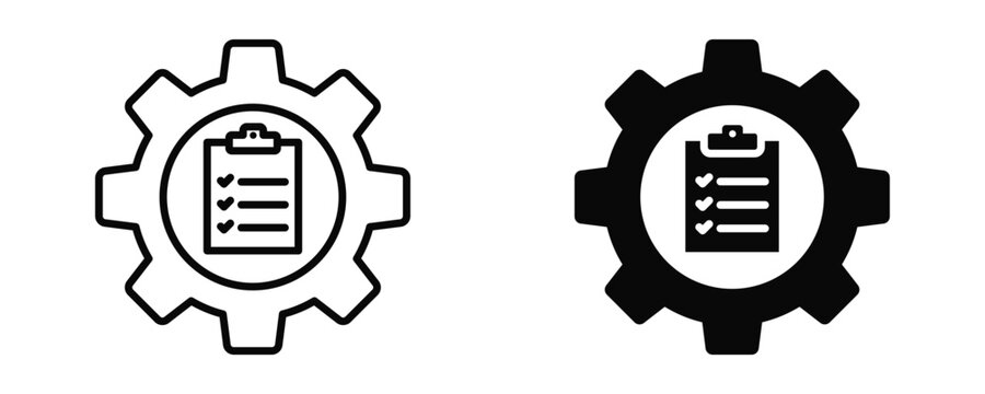 Logistics Management Icon sheet Line Glyph style collection