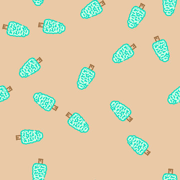 kauri tree jungle amazon vector seamless pattern kauri tree jungle amazon sign illustration