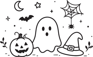 Fototapeta premium Halloween Design