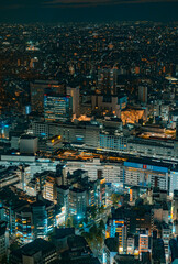 Naklejka premium Ikebukuro by Night - Tokyo, Japan