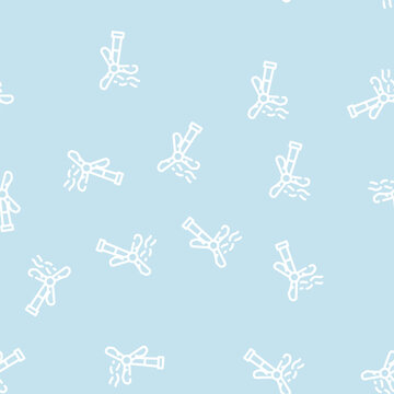 windmill for energy generation line seamless pattern windmill for energy generation thin line illustration