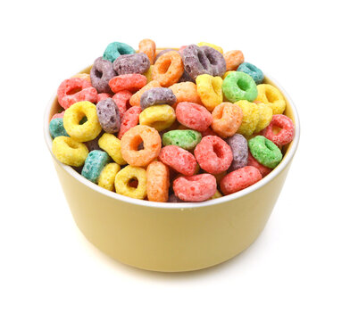 Delicious and nutritious fruit cereal loops flavorful, healthy and funny addition to kids breakfast