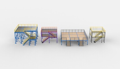 Mobile platform ladder  © ahammadullah