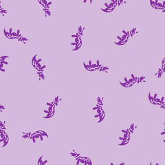 triceratops dinosaur animal glyph vector seamless pattern. triceratops dinosaur animal thin illustration © sevector
