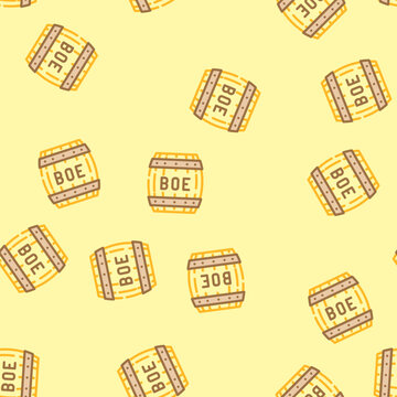 barrel of oil equivalent boe vector seamless pattern barrel of oil equivalent boe sign illustration
