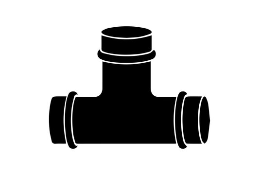 Drain Pipe Silhouette Icon