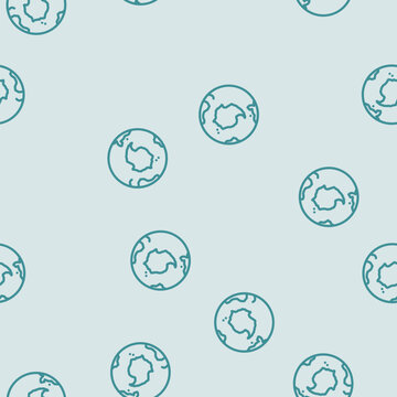 antarctica earth planet map line seamless pattern antarctica earth planet map thin line illustration