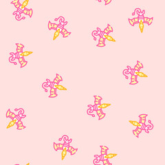 pteranodon dinosaur animal vector seamless pattern pteranodon dinosaur animal sign illustration © sevector