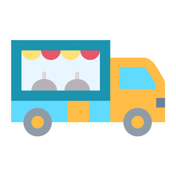Food Truck Vector Design Icon Style
