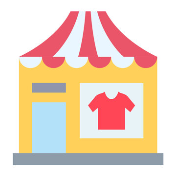 Clothing Store Vector Design Icon Style