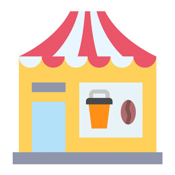 Coffee Shop Vector Design Icon Style