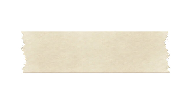 Premium flat vector illustration of a single front-facing masking tape strip