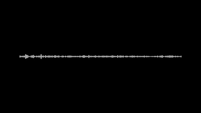 4k continuous seamless loop sound frequency meter motion graphics on dark canvas for media production assets
