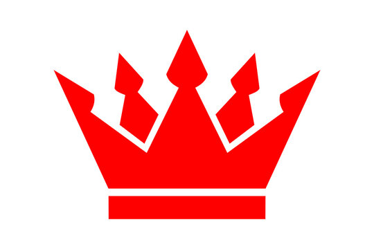 Classic royal crown illustration with a strong geometric shape and elegant proportions. Professional vector element for monarchic themes, luxury brands, fashion, gaming, and entertainment.
