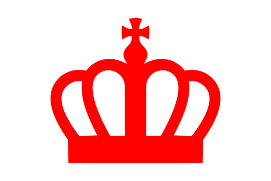Bold crown icon representing royalty, power, authority, and prestige. Versatile vector graphic for branding, heraldry, logos, packaging, invitations, and commercial design.