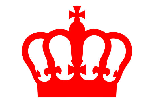 Bold crown icon representing royalty, power, authority, and prestige. Versatile vector graphic for branding, heraldry, logos, packaging, invitations, and commercial design.
