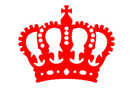Clean geometric crown silhouette with a traditional royal appearance. Useful for emblems, badges, logos, luxury products, fashion graphics, gaming projects, and decorative applications.