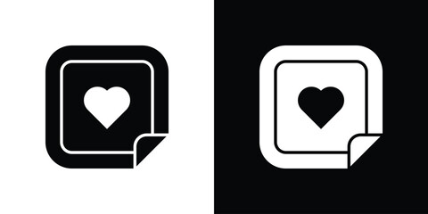 Nicotine patch icon line graphic group. EPS10