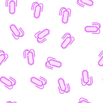 salmonella bacteria vector seamless pattern salmonella bacteria sign illustration
