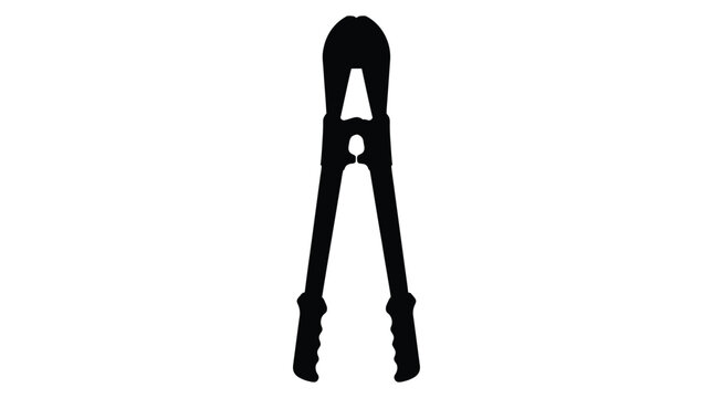 Nutcracker tool in black silhouette cracker implement