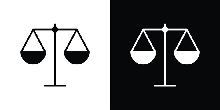 Ethics icon thin line pictogram bundle