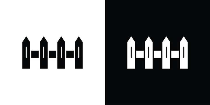 Yard icon thin line pictogram bundle