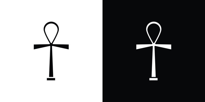 Ankh icon minimal art series