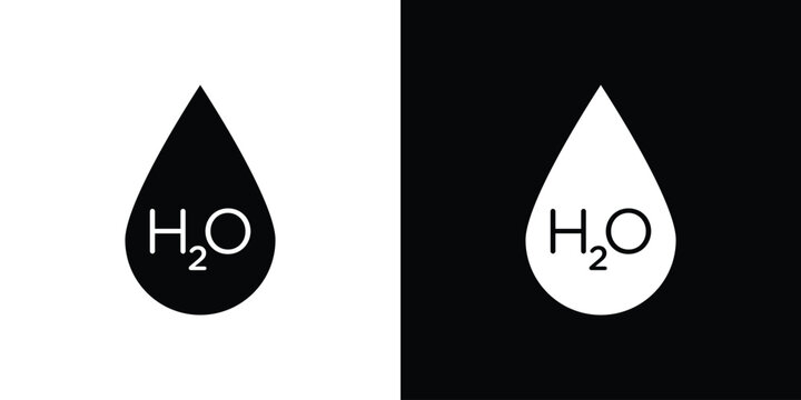 H2o icon minimal art series