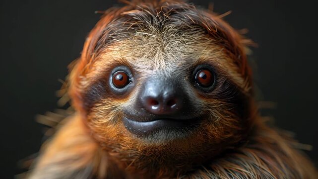 sloth close up