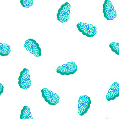 Obraz premium peacock bird isometric seamless pattern. peacock bird sign illustration