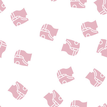 worker welder glyph vector seamless pattern. worker welder signthin illustration