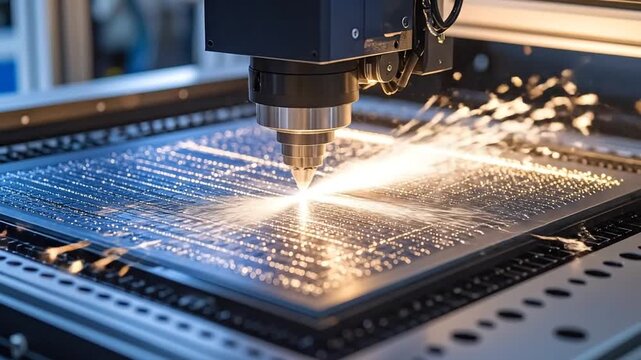 Laser Cutting Machine in Action: Precision Metal Fabrication