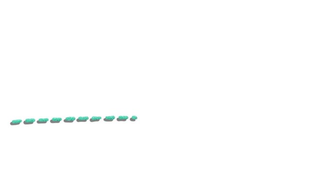 Cyan hand drawn dashed rectangle frame line border outline isolated on solid transparent background graphic design element for text box banner copy space