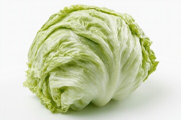 Fototapeta premium Fresh Green Cabbage Close-Up