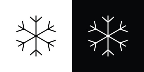 Obraz premium Snow icon vector graphic kit