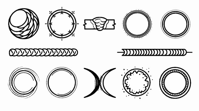 Collection of various welding seam icons and industrial metal joining symbols.