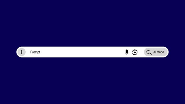 Prompt generate Bar With Magnifying Glass Animation Green Screen for Website SEO and Internet Optimization. Motion graphics of search box concept, 4k quality animation video