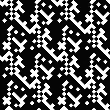 Random abstract diagonal monochrome pattern background - seamless vector design