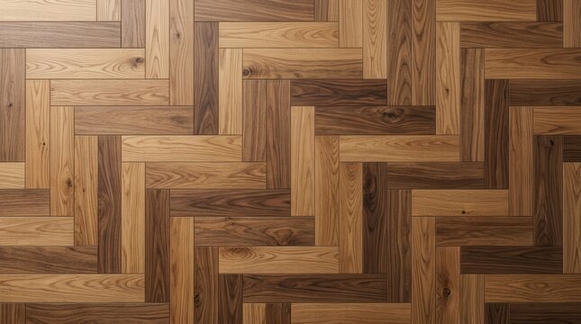 Exquisite herringbone wood pattern with rustic elegance and geometric precision.