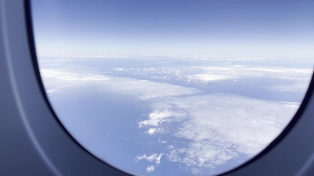 Above the clouds. Flights from Daniel K. Inouye International Airport in Honolulu, Oahu, Hawaii, to Narita Airport in Tokyo, Japan. The Airbus A380 is a large wide-body airliner.