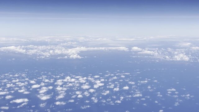 Above the clouds. Flights from Daniel K. Inouye International Airport in Honolulu, Oahu, Hawaii, to Narita Airport in Tokyo, Japan. The Airbus A380 is a large wide-body airliner.