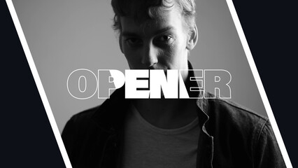 Clean & Minimal Slideshow Opener Animation Template