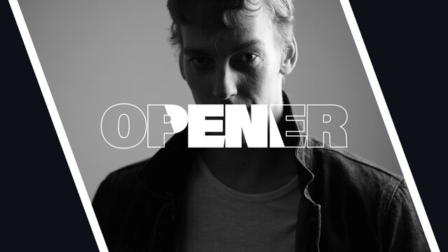 Clean & Minimal Slideshow Opener Animation Template