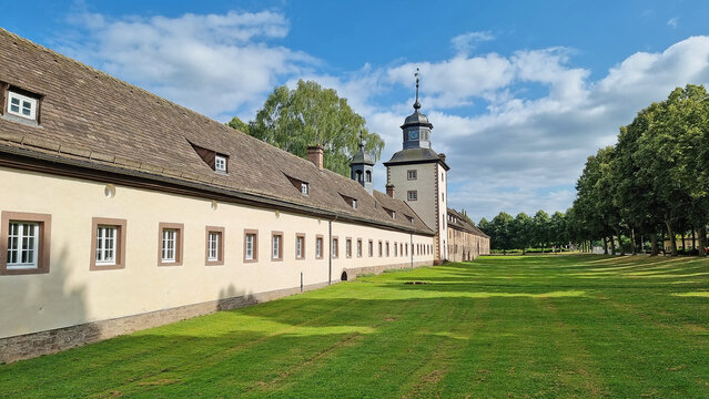 general view unesco world heritage site corvey
