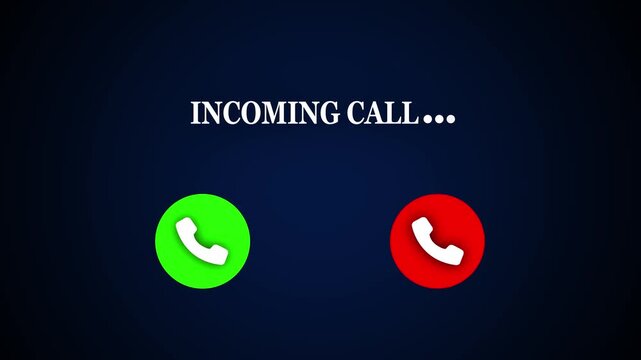 A call is coming to the smartphone. My client is calling. 4k video